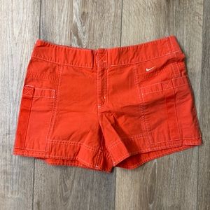 Nike orange Womens shorts small